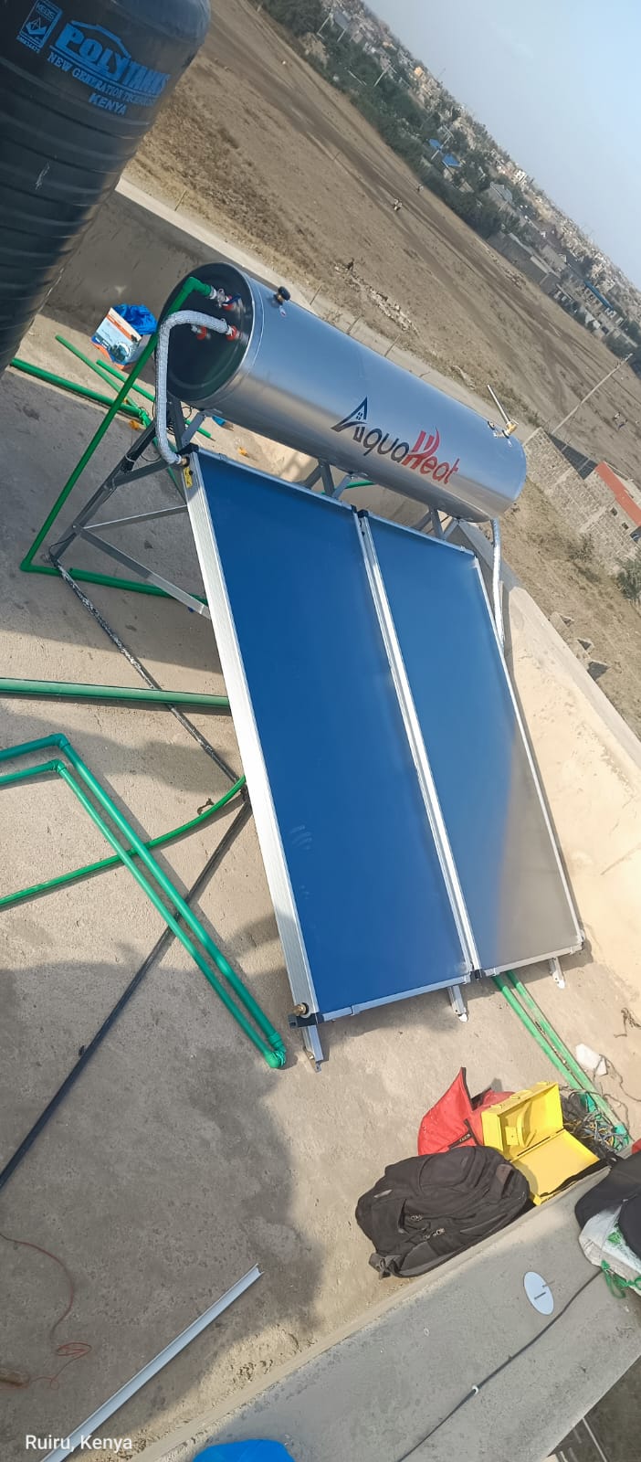 AQUAHEAT 300L Pressurized Flat Plate/Panel Solar Water Heater - Image 5